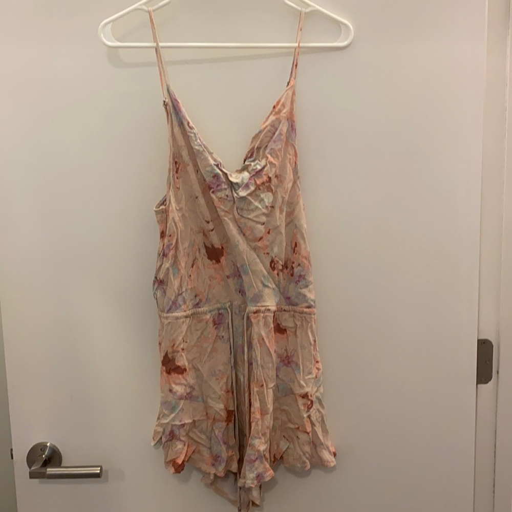 Skylar and Madison romper, barely worn. Tie waist